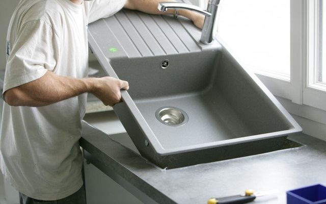 poser un evier encastrable