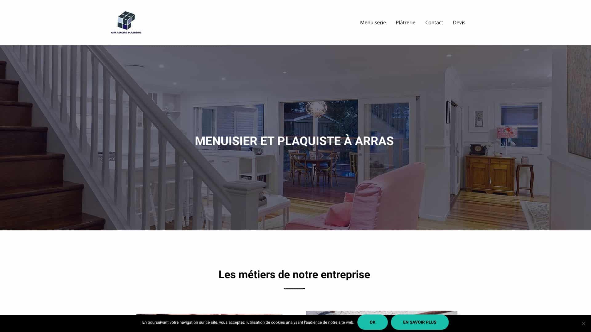 Menuisier et plaquiste à Arras