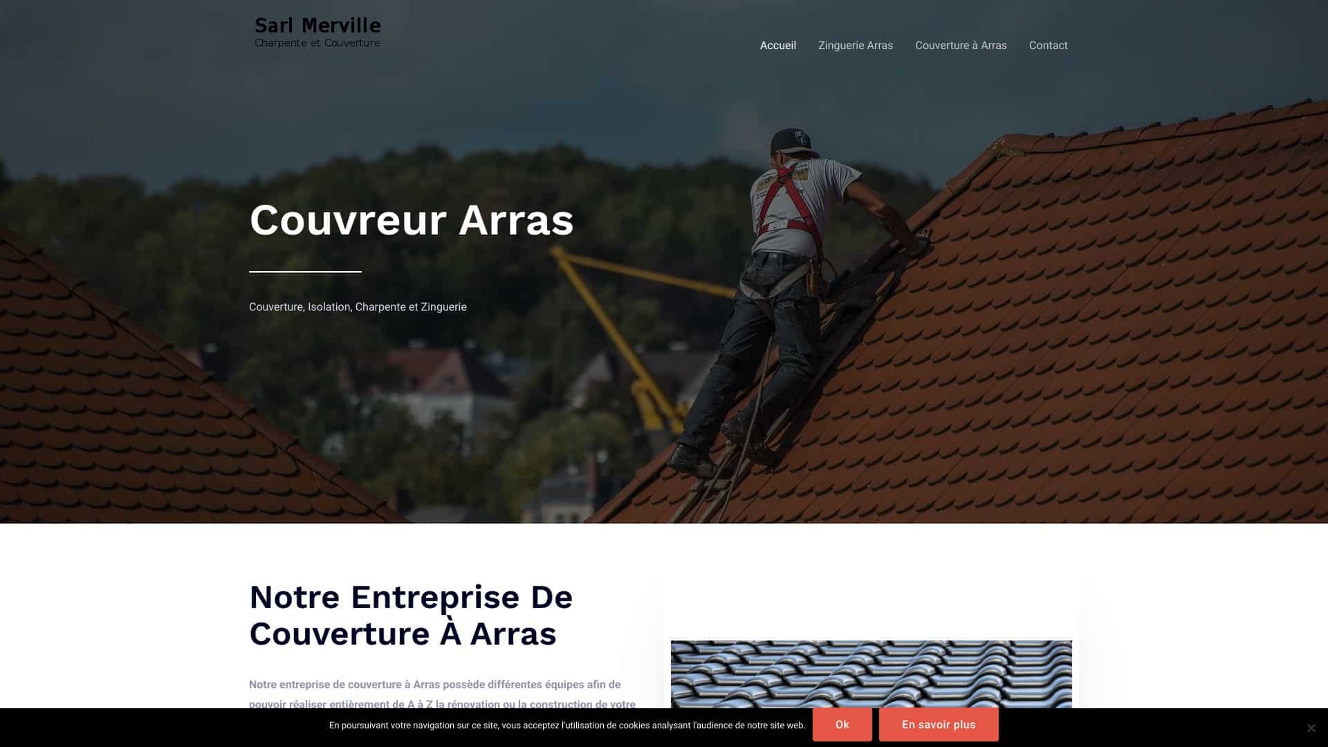Couvreur à Arras