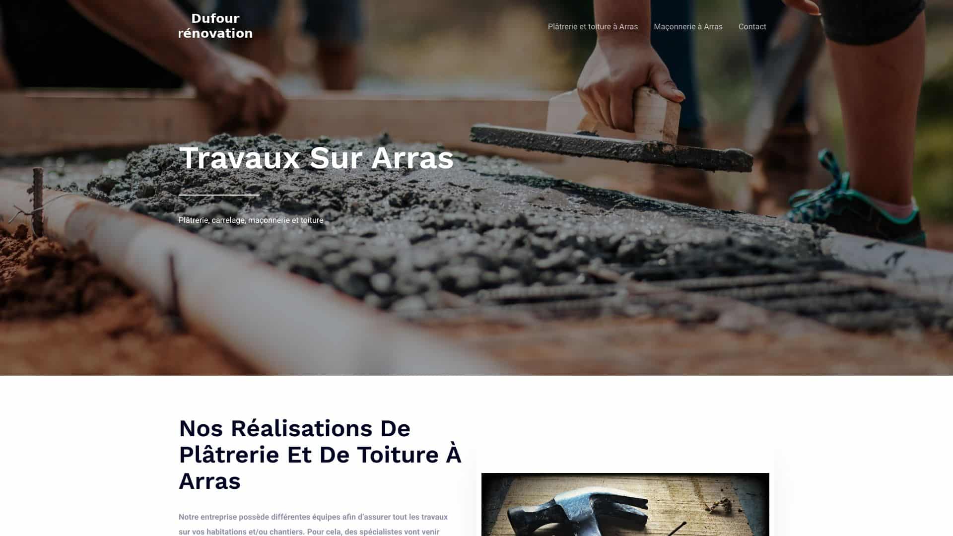 Travaux sur à Arras