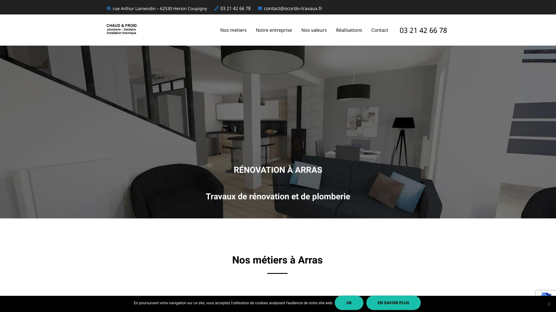 Rénovation à Arras